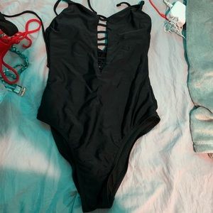 Black swimsuit